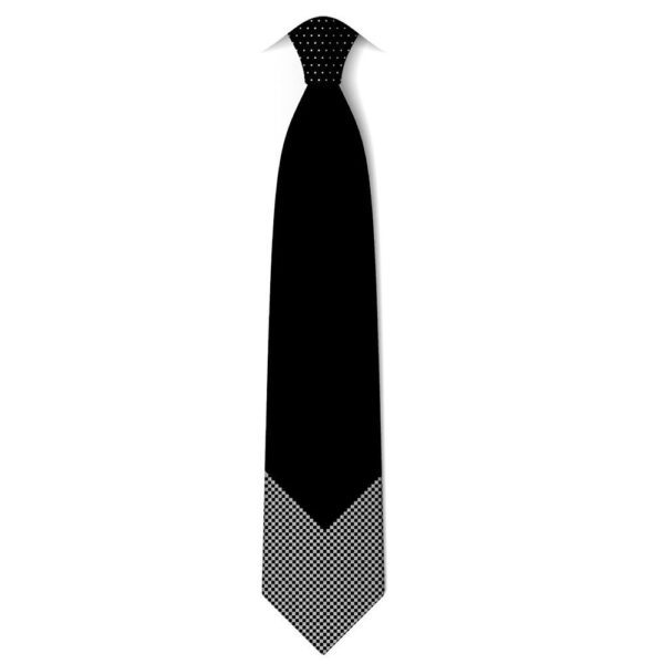 Pure Silk Black Tie