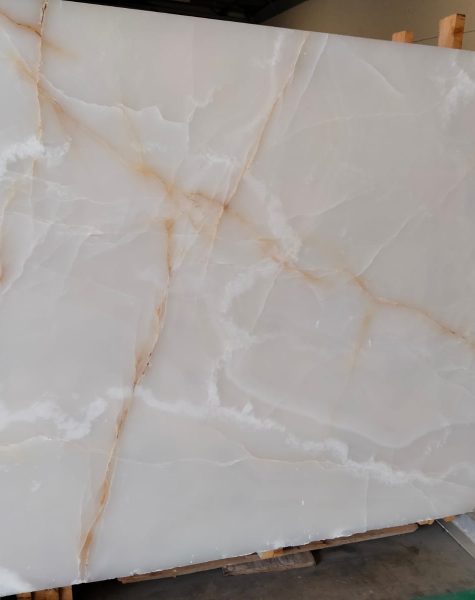 White Multi Onyx Slab