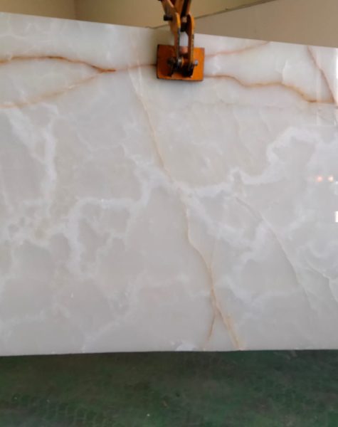 White Multi Onyx Slab