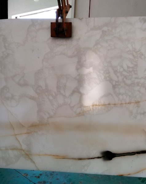 White Multi Onyx Slab